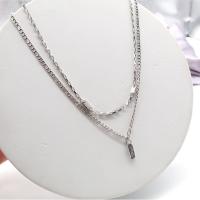 Titanium Steel Jewelry Necklace, fashion jewelry & for woman, 50cm 