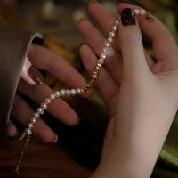 Pulseras de perlas plásticas, metal, con Perlas plásticas, Joyería & para mujer, 16cm, Vendido por UD