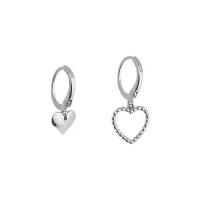 Asymmetric Earrings, Zinc Alloy, silver color plated, fashion jewelry & for woman 