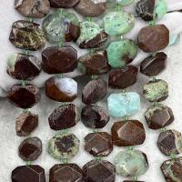 Australie Jade naturelle, polygone, DIY & facettes, couleurs mélangées Environ 38 cm, Vendu par brin