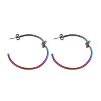 Stainless Steel Stud Earring, 304 Stainless Steel, fashion jewelry & for woman, multi-colored 