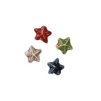 Placage Perle Porcelaine, étoile de mer, coloré, DIY, plus de couleurs à choisir, 20mm, Environ Vendu par sac