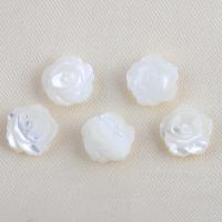 Turbanschnecken Perlen, Blume, DIY, weiß, 10x5.1mm, verkauft von PC