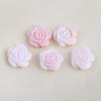 Natural Freshwater Shell Beads, Queen Conch Shell, Flower, DIY, pink 