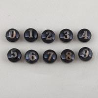 Perlas De Concha Del Labio Negro, Nácar Negra, Bricolaje, Negro, 7.9x5.3mm, 10PCs/Set, Vendido por Set