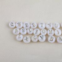 Natürliche weiße Muschelperlen, rund, DIY, weiß, 6.4x4.2mm, 26PCs/setzen, verkauft von setzen