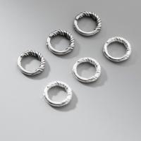 925 Sterling Silver Spacer Bead, polished, DIY 9.5mm 