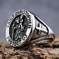 Титан Сталь палец кольцо, титан, ювелирные изделия моды & разный размер для выбора & Мужский, Много цветов для выбора, продается PC[