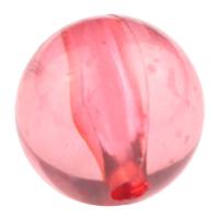 Transparent Acrylic Beads, Round, DIY red Approx 2.2mm 