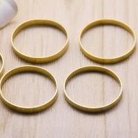 Messing Verknüpfung Ring, Kreisring, DIY, originale Farbe, 35x0.8mm, ca. 100PCs/Tasche, verkauft von Tasche[