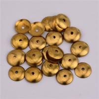 Brass Jewelry Pendants, Flat Round, DIY & hollow, original color Approx 