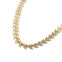 Stainless Steel Chain Bracelets, 304 Stainless Steel, fashion jewelry & for woman, golden Approx 10.75 Inch 