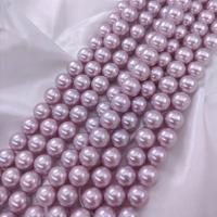 Shell Pearl, Round, DIY purple Approx 38 cm [