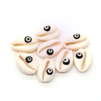 Fashion Evil Eye Beads, Shell, Shell, DIY & evil eye pattern & enamel 