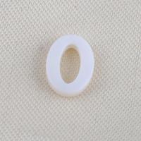 Natural White Shell Beads, Number, DIY & no hole, white 