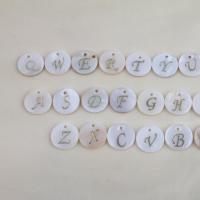 White Shell Pendants, Round, DIY, white Approx 1.4mm 