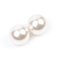 Mode Kunststoff-Perlen, Kunststoff, DIY & verschiedene Größen vorhanden, weiß, verkauft von PC