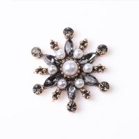 Hair Barrette Finding, Zinc Alloy, with Plastic Pearl, DIY & with rhinestone 