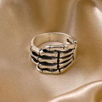 Zinc Alloy Finger Ring, silver color plated, fashion jewelry & Unisex, Inner diameter 1.9cm 