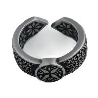 Stainless Steel Finger Ring, 304 Stainless Steel, fashion jewelry & Unisex ring thickness 9mm 