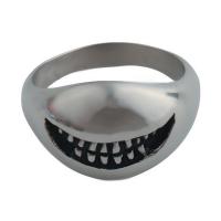 Stainless Steel Finger Ring, 304 Stainless Steel, fashion jewelry & Unisex ring thickness 14.5mm 