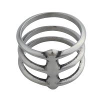 Edelstahl Fingerring, 304 Edelstahl, Modeschmuck & unisex & verschiedene Größen vorhanden, ring thickness 17.5mm, verkauft von PC