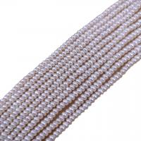 Keshi Cultured Freshwater Pearl Beads, DIY, white, Length about 3-4mm Approx 38 cm 