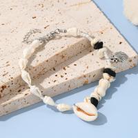 Freshwater Shell Bracelet, with Zinc Alloy, fashion jewelry & for woman 