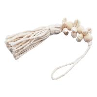 Hanging Ornaments, Wood, with Cotton Thread & Shell, multifunctional & DIY 