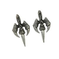Zinc Alloy Stud Earring, Claw, plated, vintage & for woman 