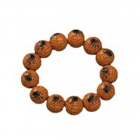 Wood Bracelet, Spider, Halloween Jewelry Gift & for woman Approx 6 Inch 