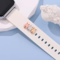 Zinc Alloy Watch Band Finding, Fish, for apple watch & Unisex & with rhinestone 