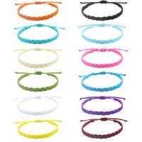Fashion Create Wax Cord Bracelets, handmade, fashion jewelry & Unisex & adjustable Approx 16-28 cm 