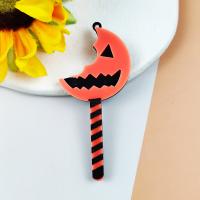 Fashion Halloween Pendant, Acrylic, Halloween Design & DIY, orange [