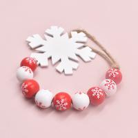 Hängende Ornamente, Hemu+Perlen, mit Hanfgarn, Multifunktions, Hanging size:32cm,80mm, verkauft von PC