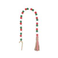 Hängende Ornamente, Hemu+Perlen, mit Hanfgarn, Weihnachts-Design & Multifunktions & verschiedene Stile für Wahl, Hanging size:95cm,73cm,70cm, verkauft von PC