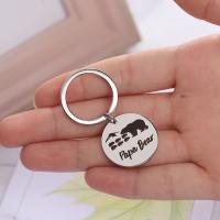 304 Stainless Steel Key Clasp, fashion jewelry Ring mm [