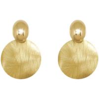 Zinc Alloy Drop Earring, Geometrical Pattern, gold color plated, fashion jewelry & for woman 