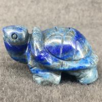 Gemstone Decoration, Lapis Lazuli, Turtle, Carved, for home and office, lapis lazuli, 50mm 