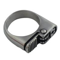 Edelstahl Fingerring, 304 Edelstahl, Modeschmuck & unisex & verschiedene Größen vorhanden, ring thickness 9.5mm, Innendurchmesser:ca. 18.5mm, verkauft von PC