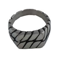 Edelstahl Fingerring, 304 Edelstahl, Modeschmuck & unisex & verschiedene Größen vorhanden, ring thickness 12.5mm, verkauft von PC