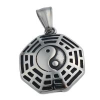 Stainless Steel Pendants, 304 Stainless Steel, fashion jewelry & Unisex Approx 4.5*8mm 