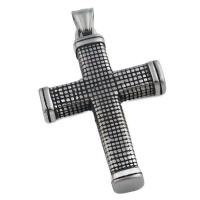 Stainless Steel Cross Pendants, 304 Stainless Steel, fashion jewelry & Unisex Approx 5.5*7mm [