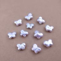 Natural Freshwater Pearl Loose Beads, Butterfly, DIY, white 