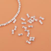 Perles intercalaires en argent , argent sterling 925, Placage, DIY, couleur platine Environ 1.2mm, Vendu par PC