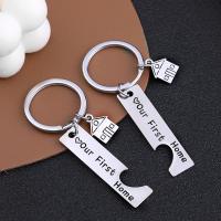 304 Stainless Steel Key Clasp, fashion jewelry, Ring mm,Pendant x50mm [