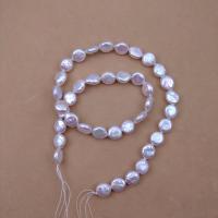 Coin Cultured Freshwater Pearl Beads, DIY, white, Length about 9mm Approx 38 cm, Approx 