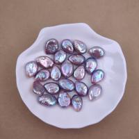 Perlas De Gota De Agua Dulce Cultivada, Perlas cultivadas de agua dulce, Bricolaje & sin agujero, Púrpura, 12x17mm, Vendido por UD