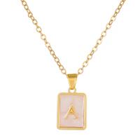 Enamel Zinc Alloy Necklace, plated, fashion jewelry & for woman, golden Approx 19.68 Inch [