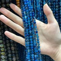 Apatite perles nature, Apatites, Rond, DIY & normes différentes pour le choix, bleu Environ 38 cm, Vendu par brin